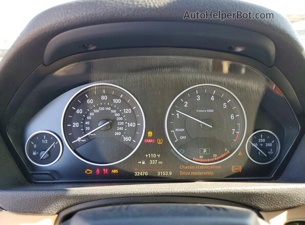 WBA4Z1C50JEE41443 2018 BMW 4 SERIES White ხელსაწყოთა პანელის ხედი