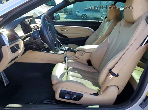 WBA4Z1C50JEE41443 2018 BMW 4 SERIES White წინა სალონის ხედი