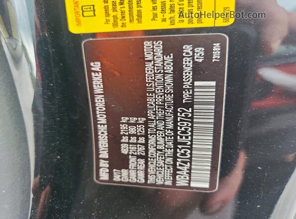 WBA4Z1C51JEC59752 2018 BMW OTHER Black 