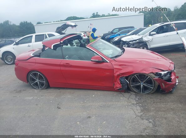 WBA4Z3C5XKEF31180 2019 BMW 4 SERIES Red Widok wnętrza z tyłu