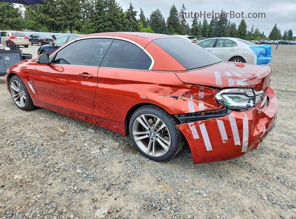WBA4Z7C5XJEA33292 2018 BMW 4 SERIES Оранжевый Задняя левая четверть