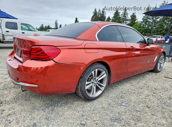 WBA4Z7C5XJEA33292 2018 BMW 4 SERIES Оранжевый Задняя правая четверть