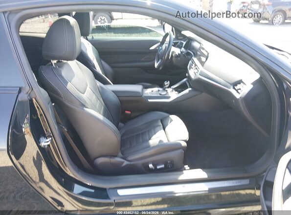 WBA53AP01MCF74765 2021 BMW 4 SERIES Black Widok wnętrza z przodu