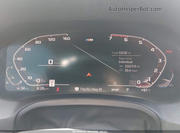 WBA53AP01MCF74765 2021 BMW 4 SERIES Black Widok tylnych siedzeń