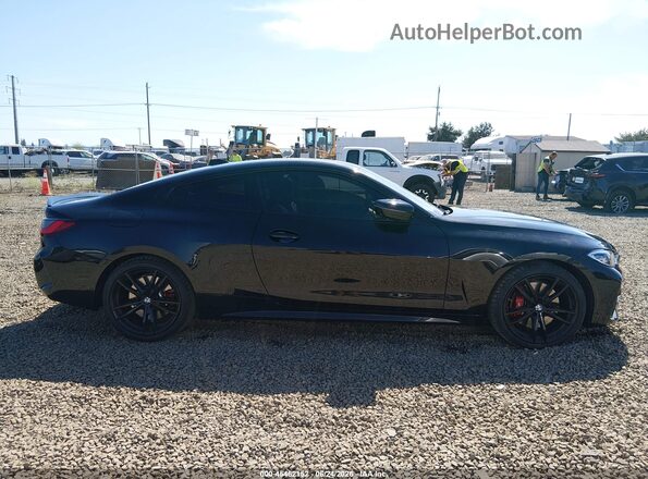 WBA53AP01MCF74765 2021 BMW 4 SERIES Black Widok wnętrza z tyłu