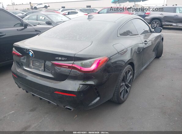 WBA53AP02MCF96709 2021 BMW 4 SERIES Black Trasero derecho