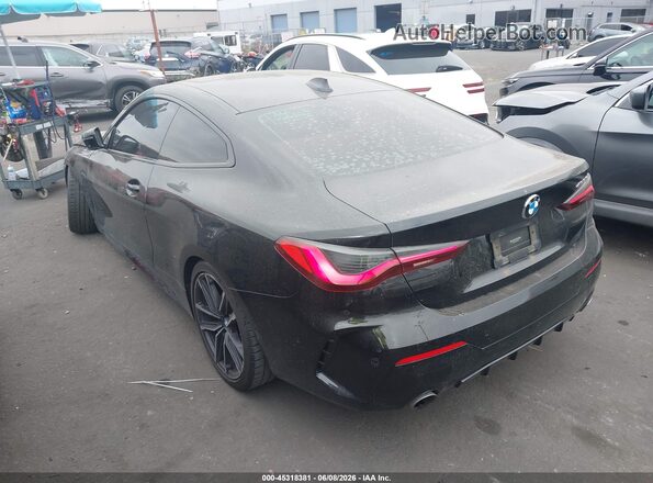 WBA53AP02MCF96709 2021 BMW 4 SERIES Black Trasero izquierdo