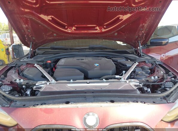 WBA53AP02RCS01870 2024 BMW 4 SERIES Burgundy Widok z tyłu