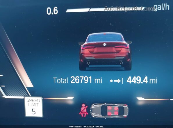WBA53AP02RCS01870 2024 BMW 4 SERIES Burgundy 
