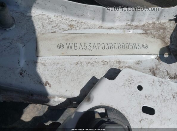 WBA53AP03RCR80583 2024 BMW 4 SERIES White 