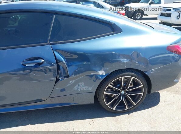 WBA53AP08MCF74553 2021 BMW 4 SERIES Blue წინა ხედი