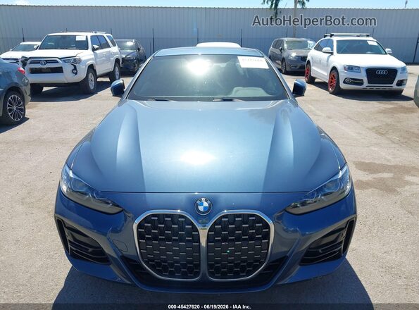 WBA53AP08MCF74553 2021 BMW 4 SERIES Blue ხელსაწყოთა პანელის ხედი