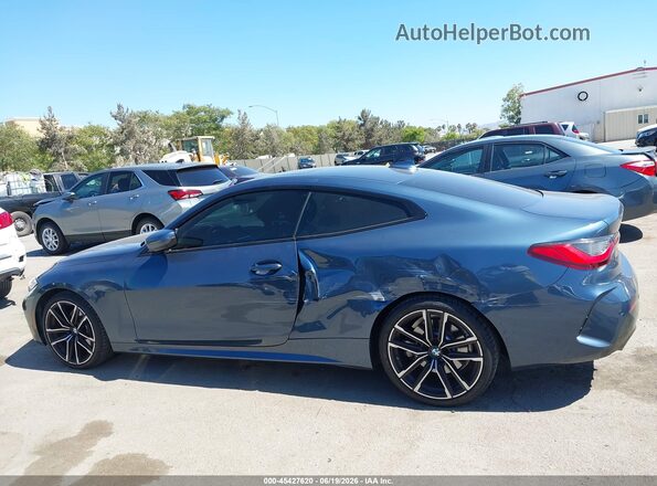 WBA53AP08MCF74553 2021 BMW 4 SERIES Blue სალონის 360-გრადუსიანი ხედი
