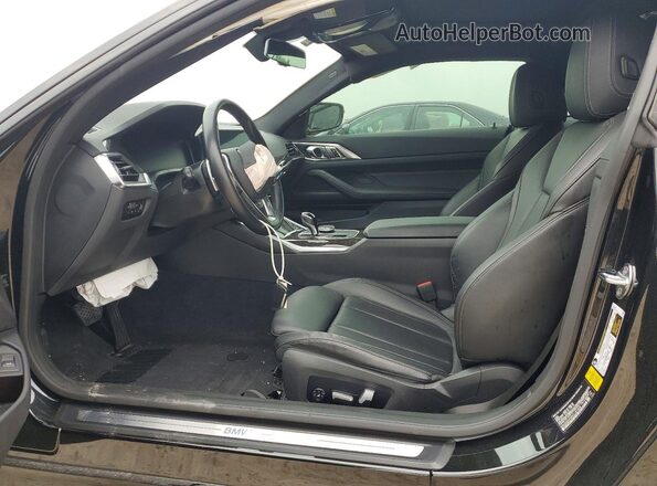 WBA53AP08NCJ61658 2022 BMW 4 SERIES Black Front interior view