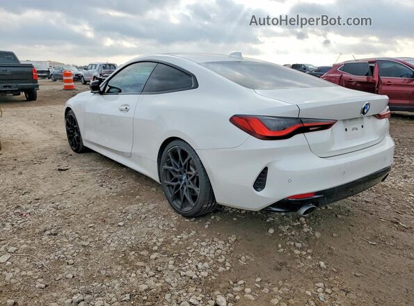 WBA53AP09MCF20680 2021 BMW 4 SERIES White Հետևի ձախ