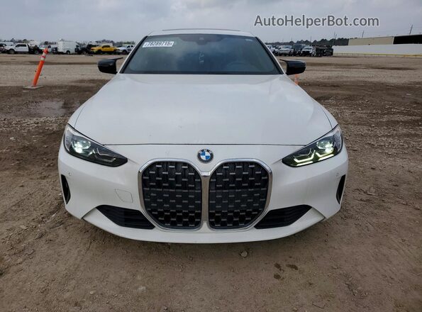 WBA53AP09MCF20680 2021 BMW 4 SERIES White Դիմացի տեսք