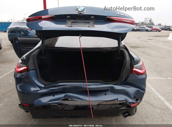 WBA53AP0XMCF74537 2021 BMW 4 SERIES Blue Front view
