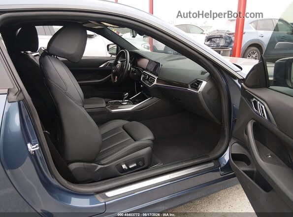 WBA53AP0XMCF74537 2021 BMW 4 SERIES Blue Front interior view
