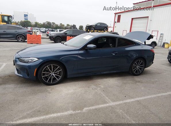 WBA53AP0XMCF74537 2021 BMW 4 SERIES Blue 360 interior view