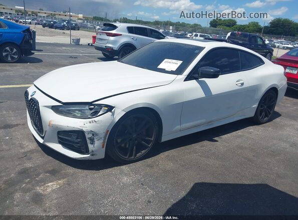 WBA53AP0XPCM68252 2023 BMW 4 SERIES White Передня ліва чверть