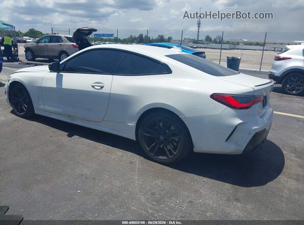 WBA53AP0XPCM68252 2023 BMW 4 SERIES White Задня ліва чверть