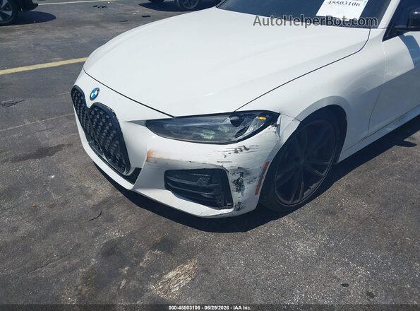 WBA53AP0XPCM68252 2023 BMW 4 SERIES White Вид спереду