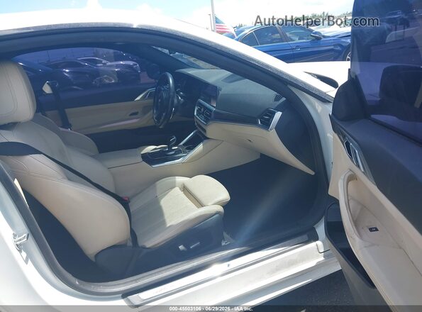 WBA53AP0XPCM68252 2023 BMW 4 SERIES White Вид салону спереду