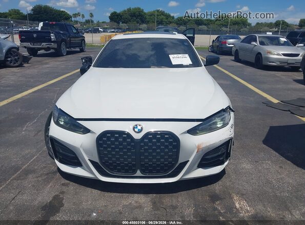 WBA53AP0XPCM68252 2023 BMW 4 SERIES White Вид щитка приладів