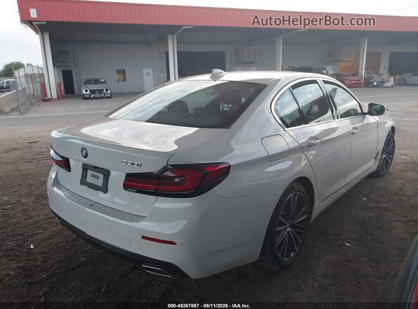 WBA53BH01MWW93111 2021 BMW 5 SERIES White Rear right
