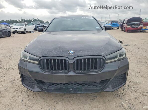 WBA53BH02MCF05443 2021 BMW 5 SERIES Black წინა ხედი