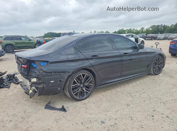 WBA53BH02MCF05443 2021 BMW 5 SERIES Black უკანა მარჯვენა