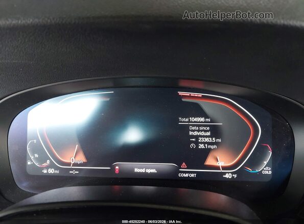WBA53BH02MWW97250 2021 BMW 5 SERIES Black Вид задніх сидінь