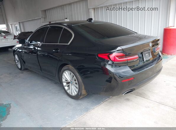 WBA53BH02MWW97250 2021 BMW 5 SERIES Black Задня ліва чверть