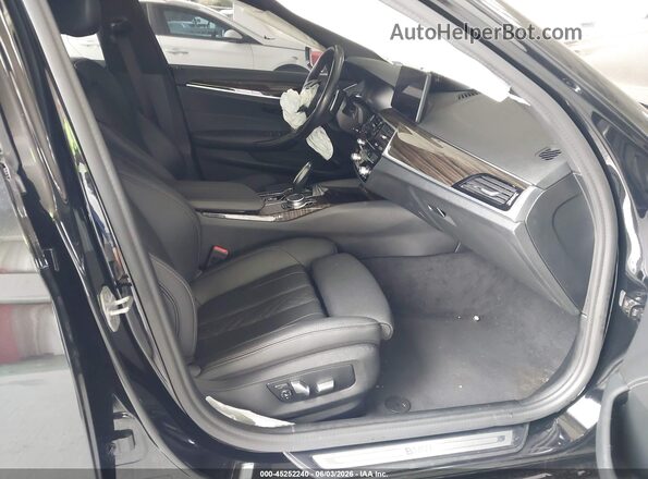 WBA53BH02MWW97250 2021 BMW 5 SERIES Black Вид салону спереду