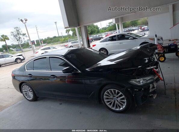 WBA53BH02MWW97250 2021 BMW 5 SERIES Black Вид задньої частини салону