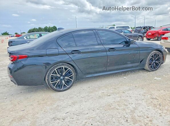 WBA53BH03MCF97601 2021 BMW 5 SERIES Black Tył prawy