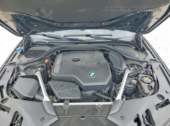 WBA53BH03MCF97601 2021 BMW 5 SERIES Black Widok wnętrza z tyłu