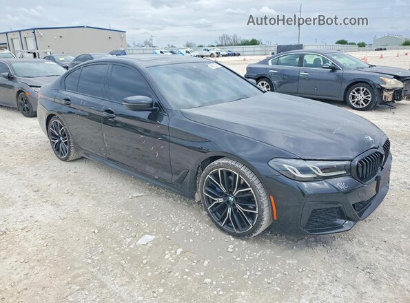 WBA53BH03MCF97601 2021 BMW 5 SERIES Black Przód prawy