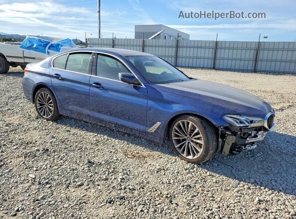 WBA53BH04PWY20504 2023 BMW 5 SERIES Blue Przód prawy