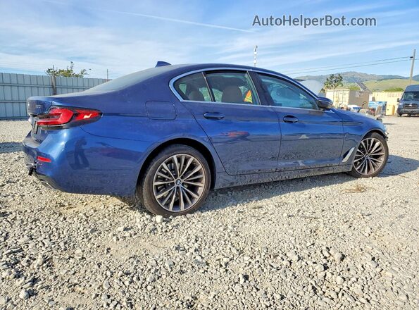 WBA53BH04PWY20504 2023 BMW 5 SERIES Blue Tył prawy