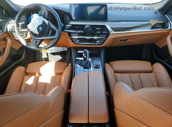 WBA53BH04PWY20504 2023 BMW 5 SERIES Blue Widok deski rozdzielczej
