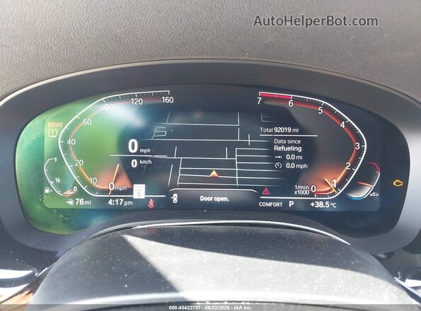 WBA53BH05PCM46549 2023 BMW 5 SERIES Black Вид задніх сидінь