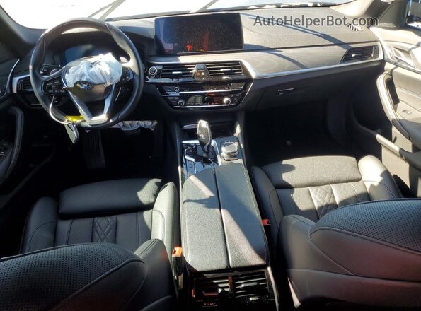WBA53BH06MWX22196 2021 BMW 5 SERIES Gray 