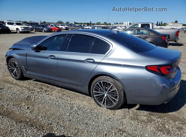 WBA53BH06MWX22196 2021 BMW 5 SERIES Gray 