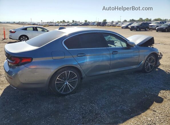 WBA53BH06MWX22196 2021 BMW 5 SERIES Gray 