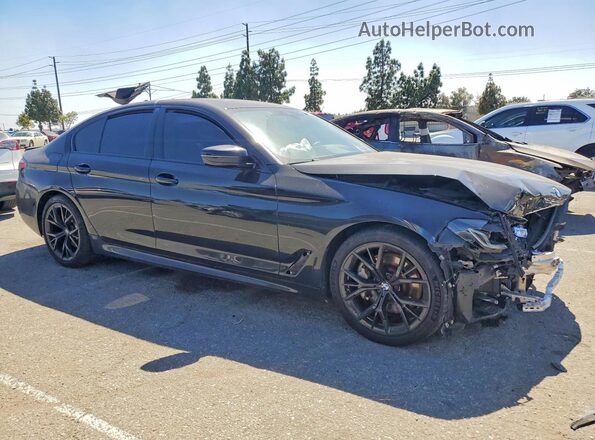 WBA53BH07NCJ30003 2022 BMW 5 SERIES Black Delantero derecho