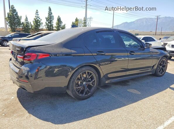 WBA53BH07NCJ30003 2022 BMW 5 SERIES Black Trasero derecho