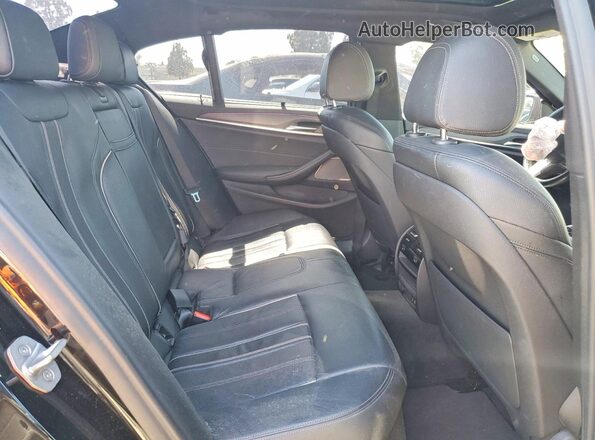 WBA53BH07NCJ30003 2022 BMW 5 SERIES Black Vista de los asientos traseros