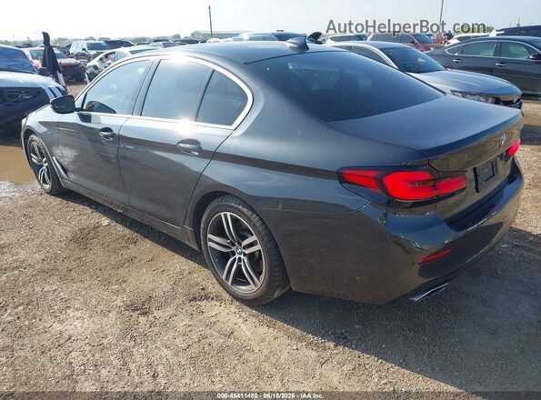 WBA53BH09MWX10107 2021 BMW 5 SERIES Black Rear left