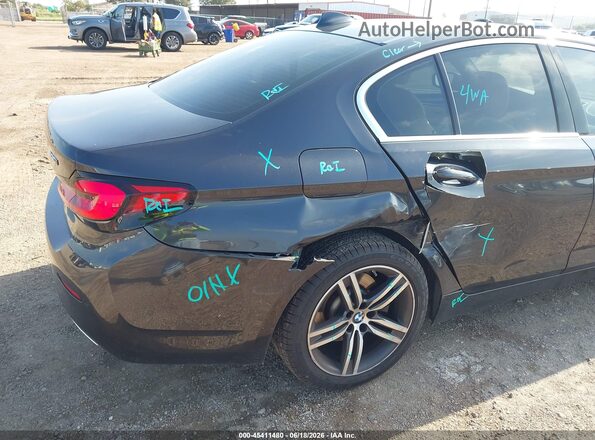 WBA53BH09MWX10107 2021 BMW 5 SERIES Black Front view